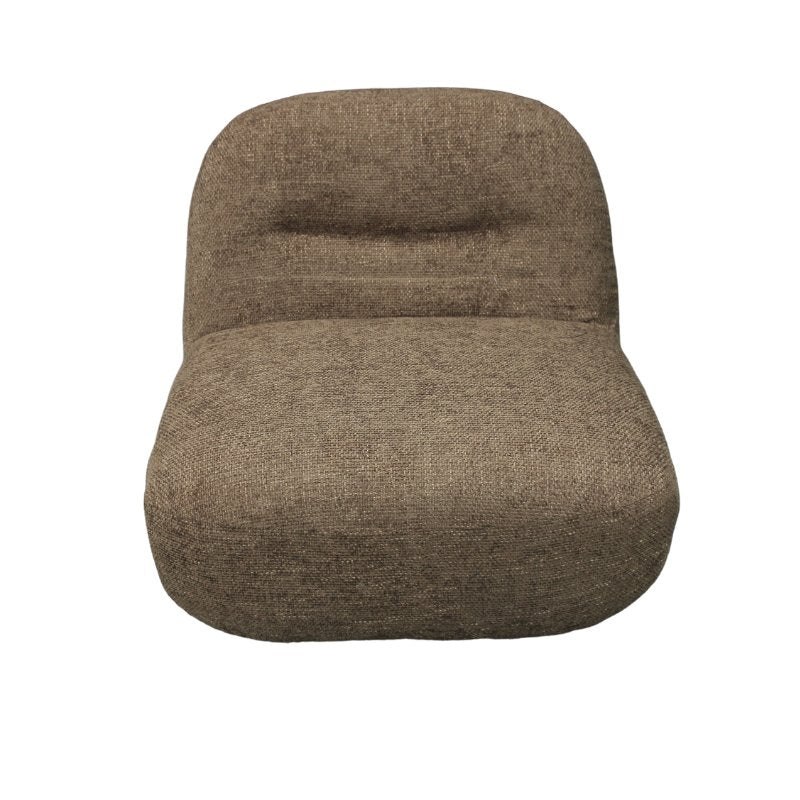 Samara Amber Boucle Oversized Swivel Chair - VLA411 - Uneeka