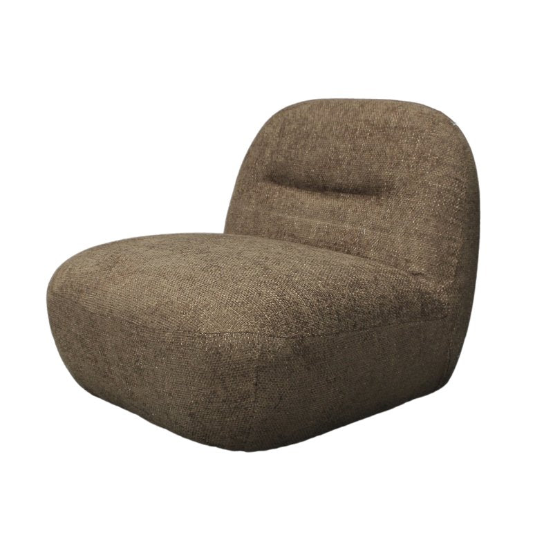 Samara Amber Boucle Oversized Swivel Chair - VLA411 - Uneeka