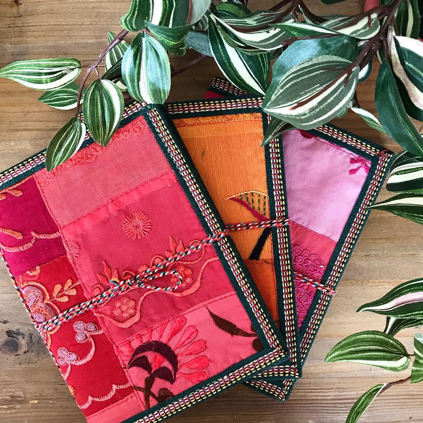 Sari Covered Handmade Paper Large Notebook - NBL91 - Uneeka