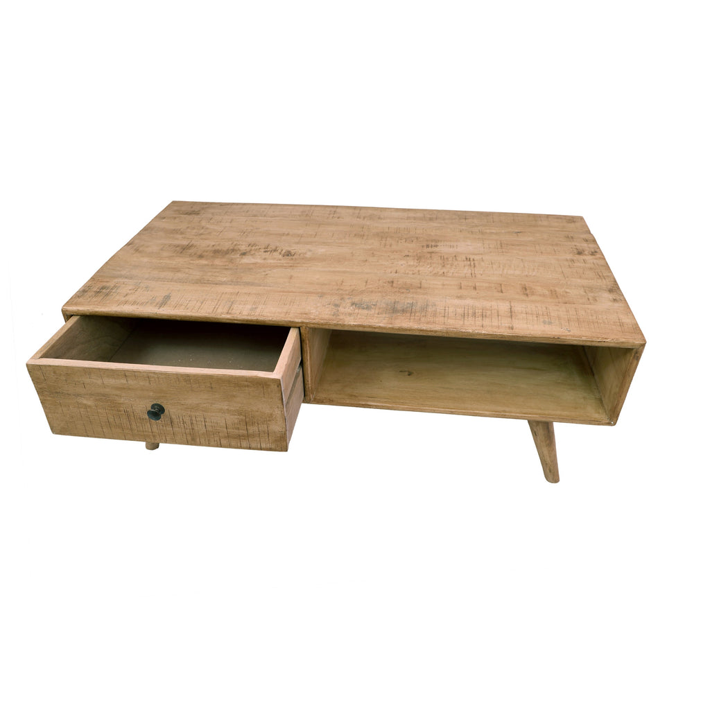 Scandinavian Style One Drawer Coffee Table - M2092 - Uneeka