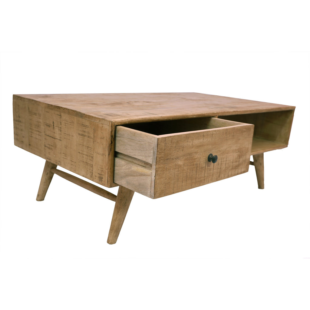 Scandinavian Style One Drawer Coffee Table - M2092 - Uneeka