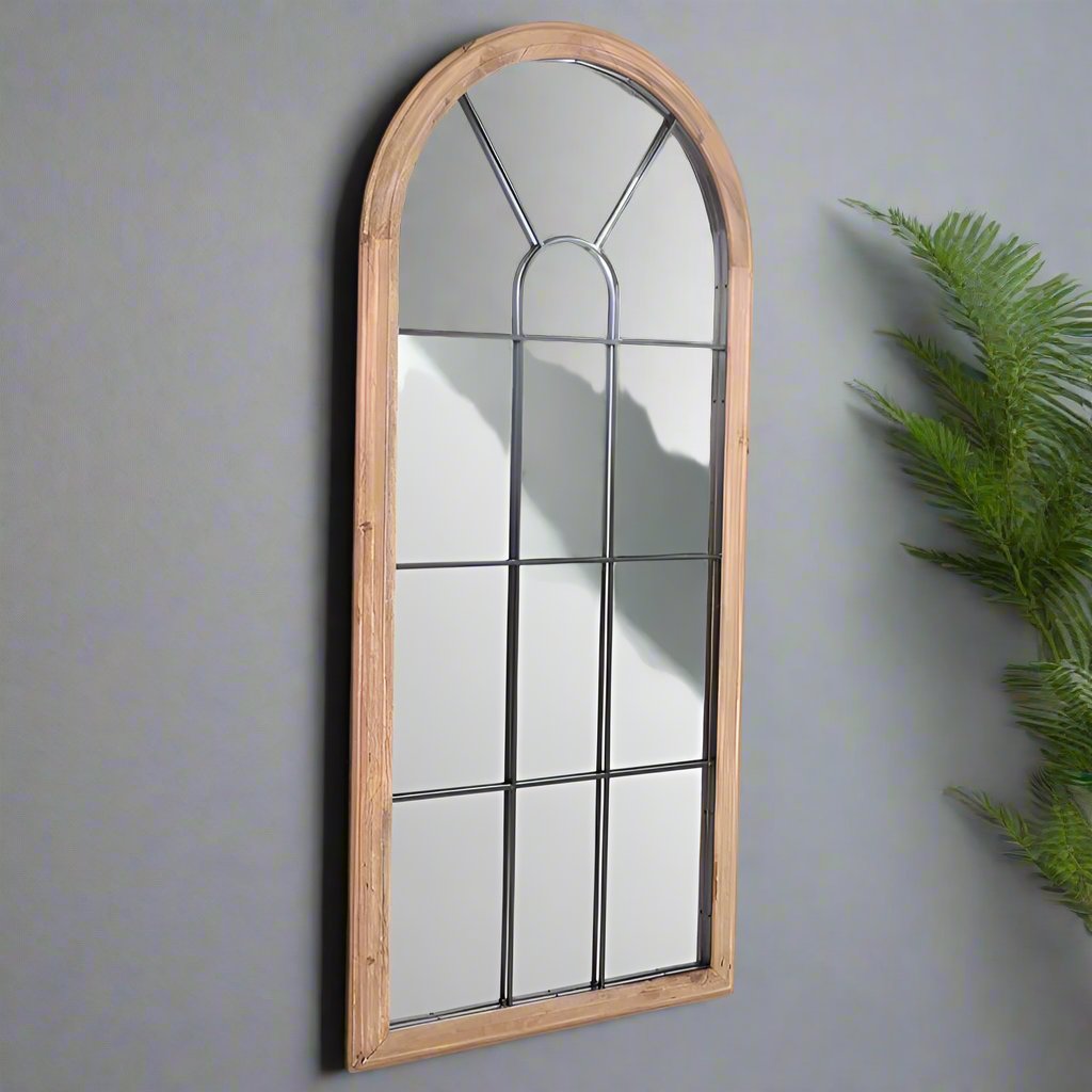 Scilly Isles Arched Metal Frame Mirror* - FI73 - Uneeka