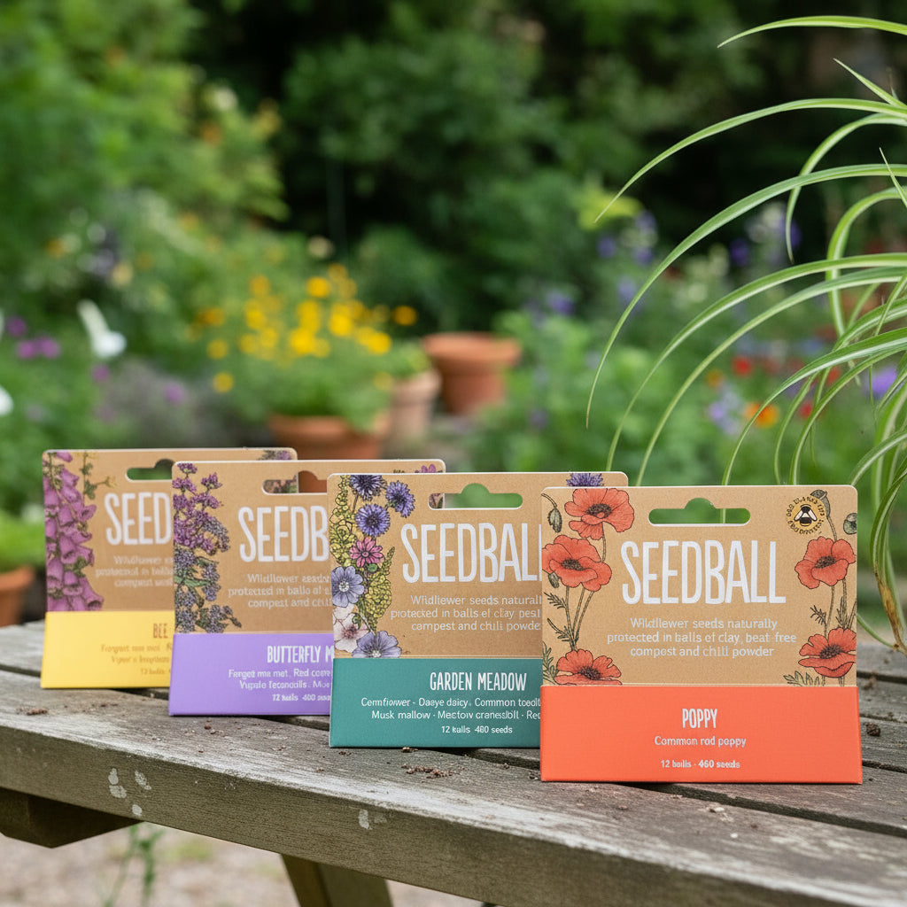 Seedball Hanging Seed Tube Packs - PACK - POP - Uneeka