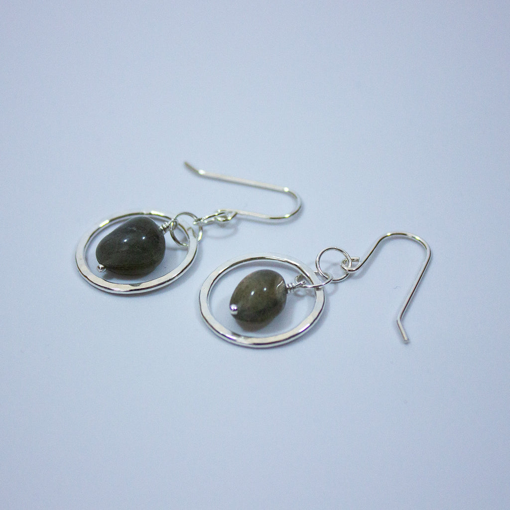 Semi Precious Nugget Earrings - NE005 - Uneeka