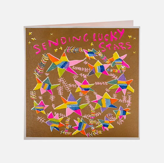 Sending Lucky Stars Card - TCAR323 - Uneeka