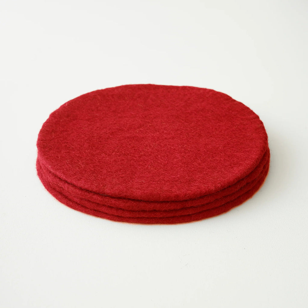 Set of 4 Flat Felted Placemats - 154BYR - Uneeka