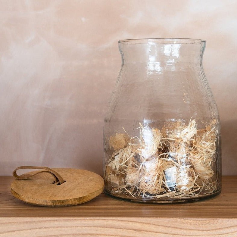 Shaan Glass Storage Jar - SJ0402 - Uneeka