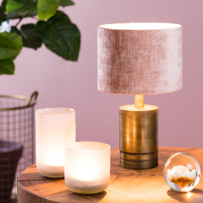 Short Raw Metal Lamp Base - 8190519 - Uneeka