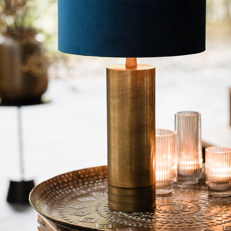 Short Raw Metal Lamp Base - 8190519 - Uneeka