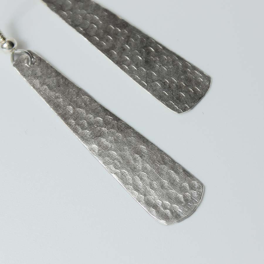 Silver Plated Plain Petal Earrings - JEMS11 - Uneeka