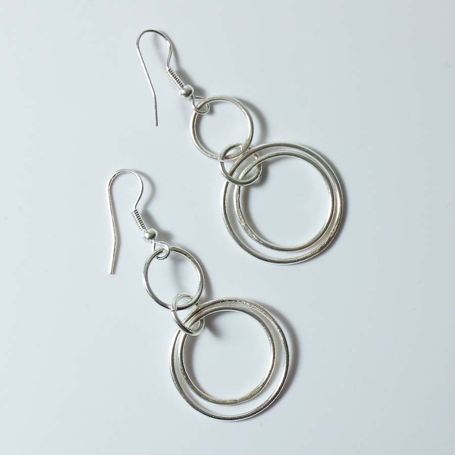 Silver Plated Rings Earrings - JEMS67 - Uneeka