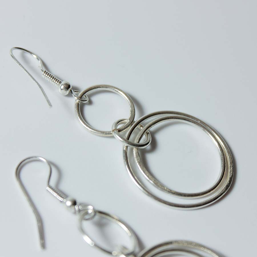 Silver Plated Rings Earrings - JEMS67 - Uneeka