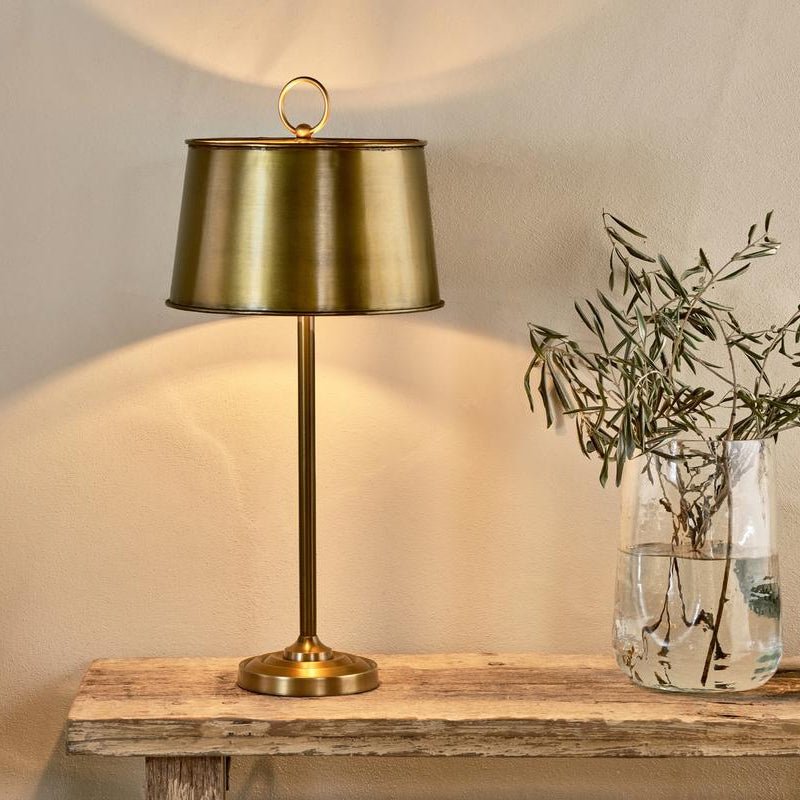 Siwan Antique Brass Table Lamp - SL4501 - Uneeka