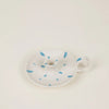 St Eval Sky Blue Brushmarks Mini Candle Holder - F01352 - Uneeka