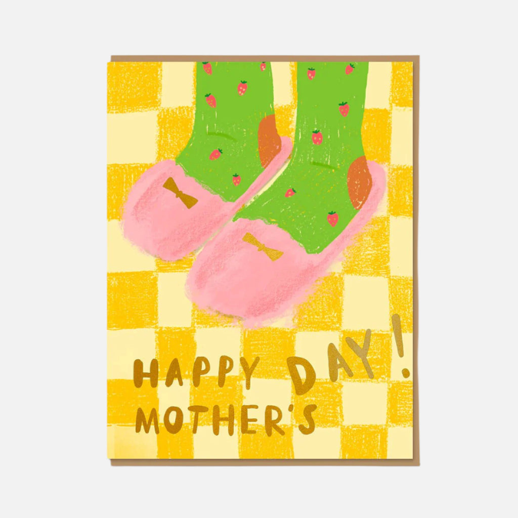 Slippers & Socks Mother's Day Card - 1145 - Uneeka