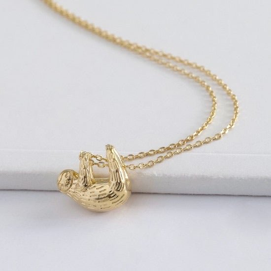 Sloth Pendant Necklace - 33307 - Uneeka