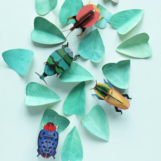 Small Fungus Beetle Cardboard Model - IMA62 - Uneeka