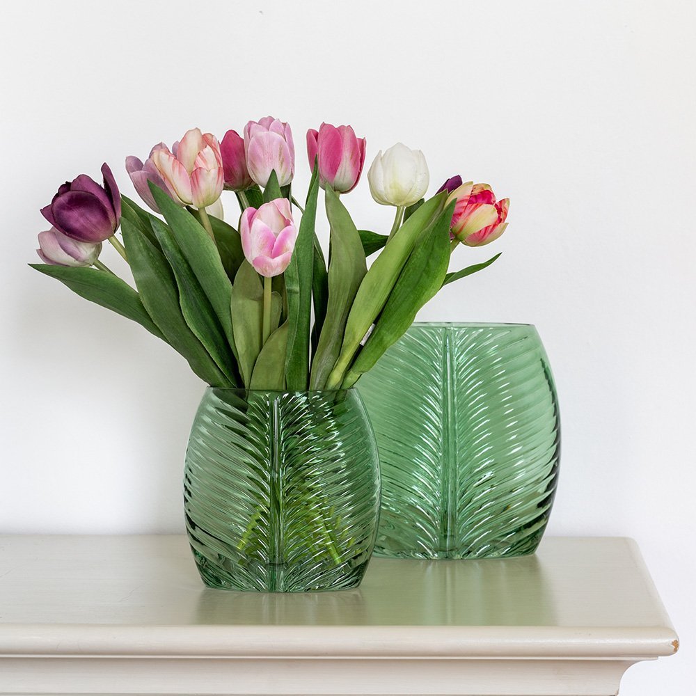 Small Green Leaf Vase - B21875 - Uneeka