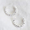 Small Hammered Hoop Earrings - 33139 - Uneeka