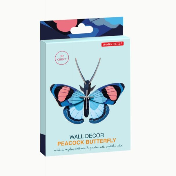 Small Peacock Butterfly Cardboard Model - IMA52 - Uneeka