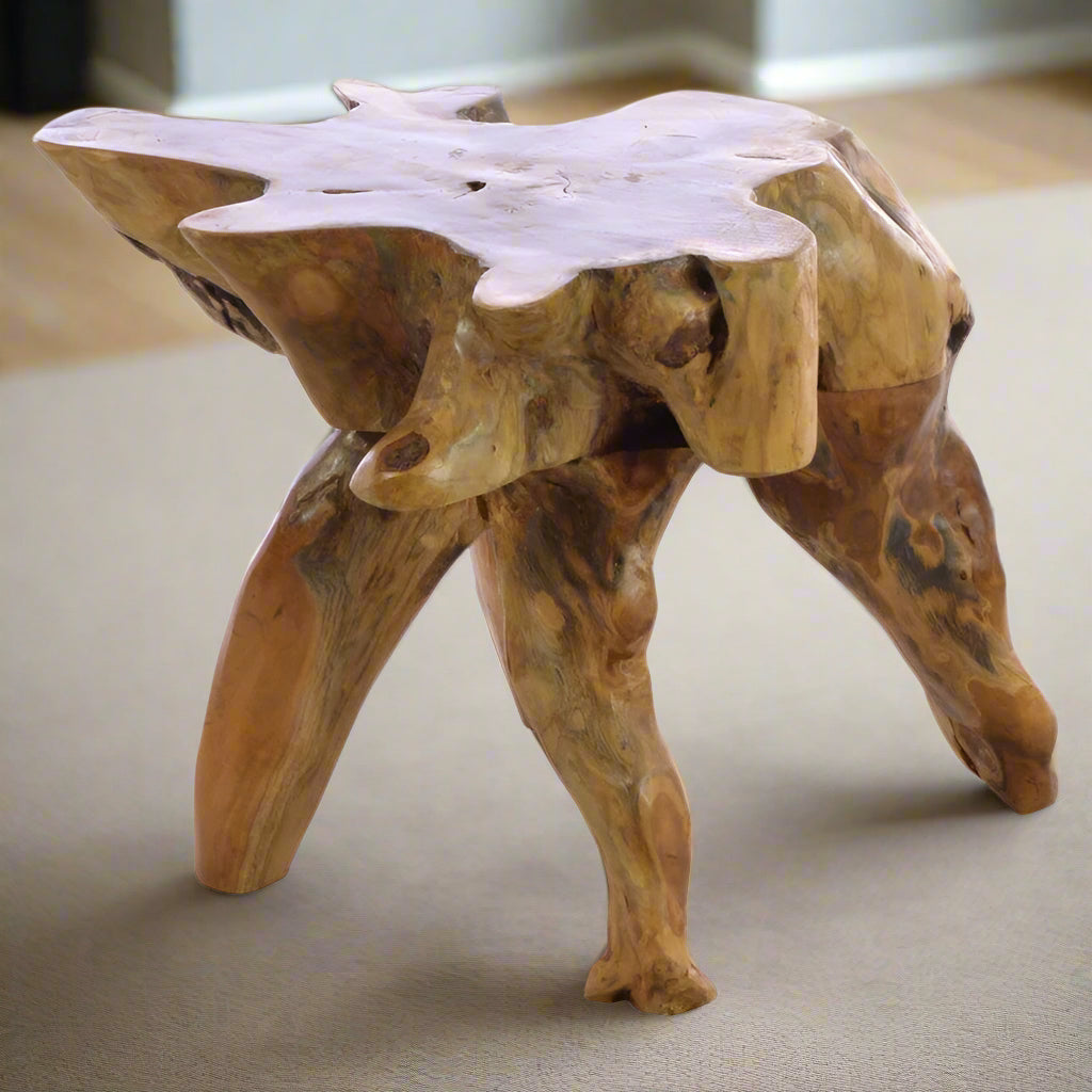 Small Teak Root Coffee Table - IS37 - Uneeka