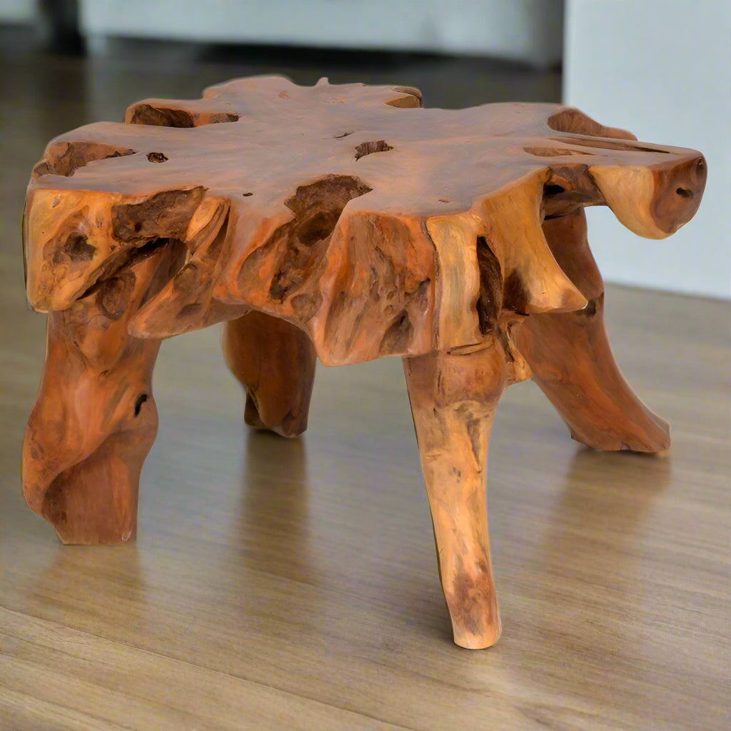 Small Teak Root Coffee Table - IS37 - Uneeka