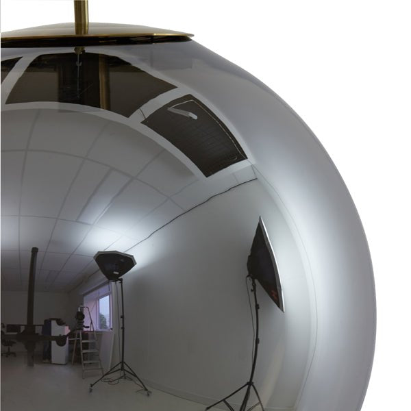 Smoked Glass Globe Hanging Lamp - 2958765 - Uneeka