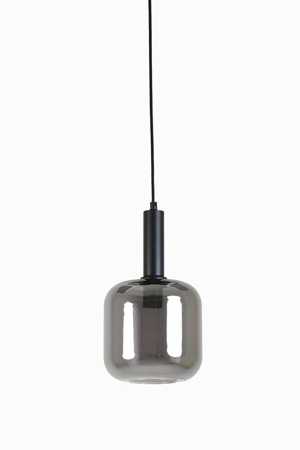 Smoked Glass Rounded Hanging Lamp* - 2950265 - Uneeka