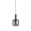Smoked Grey Glass Rounded Hanging Lamp - 2950265 - Uneeka