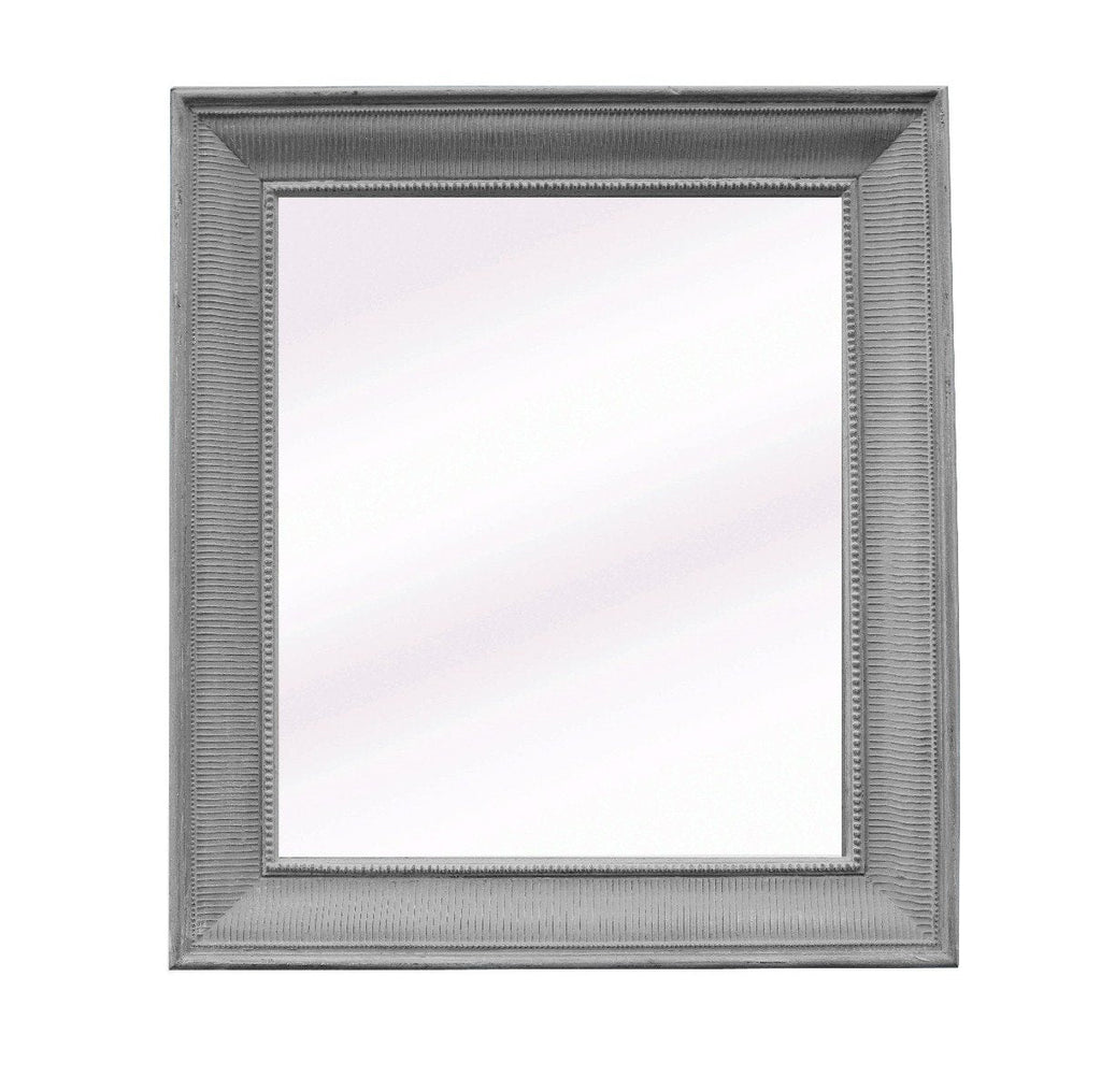 Soft Grey Vintage Country Mirror - S9218 - Uneeka