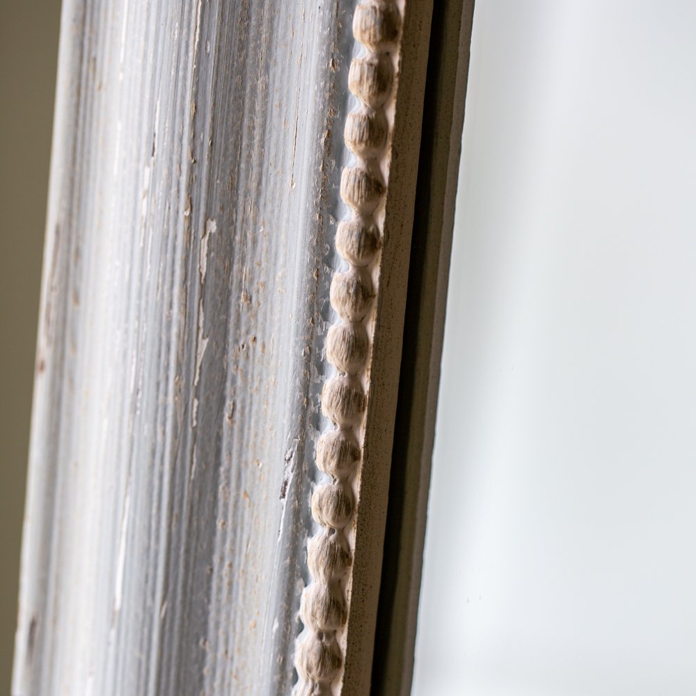 Soft Grey Vintage Free Standing Mirror - S9209 - Uneeka