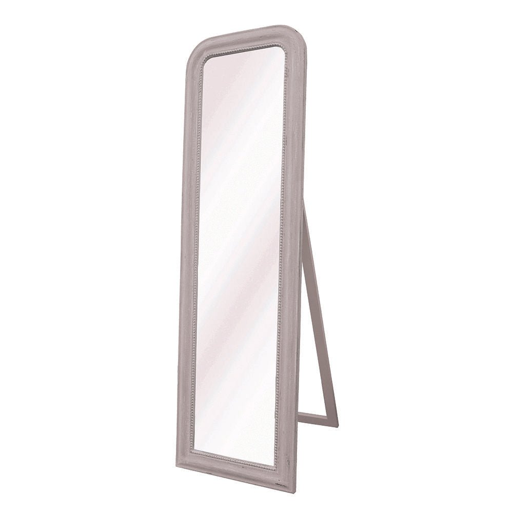 Soft Grey Vintage Free Standing Mirror - S9209 - Uneeka