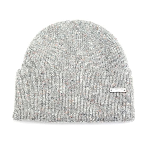 Speckled Block Colour Chunky Beanie Hat - 0.D013 - GREY - Uneeka