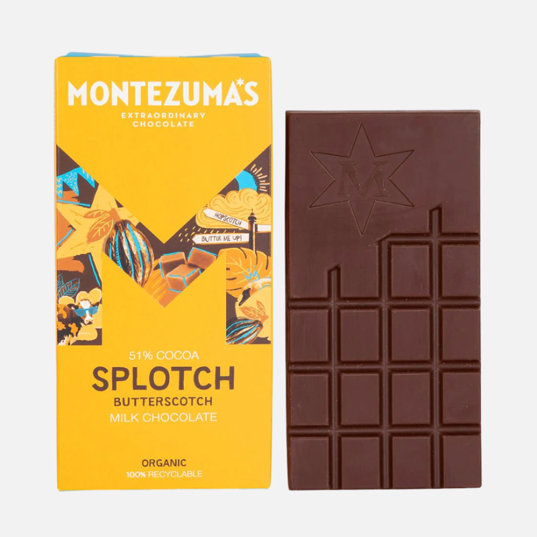 Splotch Butterscotch 51% Milk Chocolate Bar - MZ1542 - Uneeka