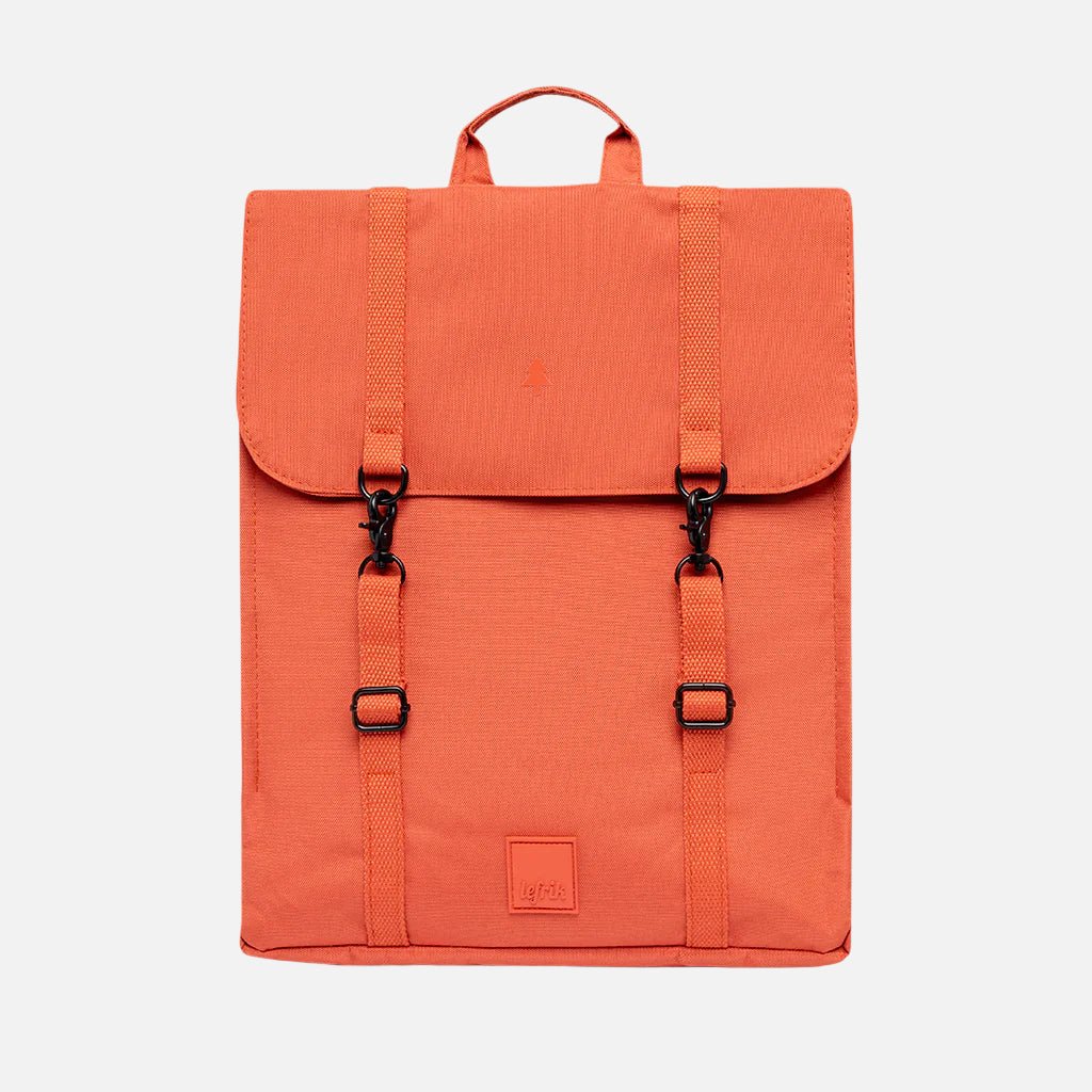 Square Double Clip Recycled Plastic Backpack - 8435382607691 - Uneeka