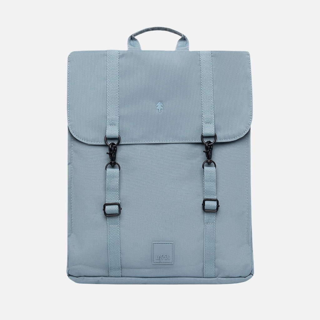 Square Double Clip Recycled Plastic Backpack - 8435382609459 - Uneeka