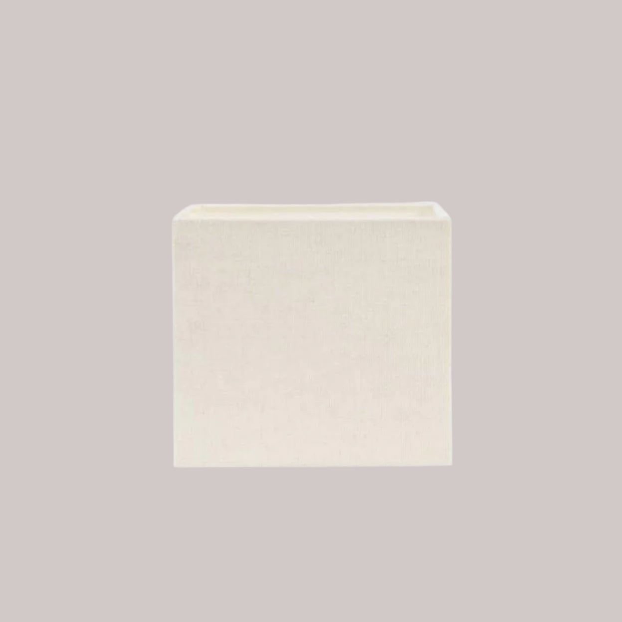 Square Egg White Linen Lampshade - 4624811 - Uneeka