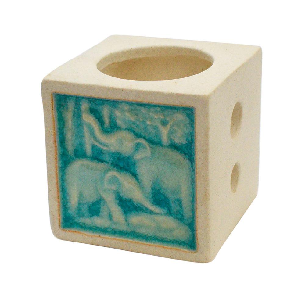 Square Elephant Oil Burner - CCUT026 - Uneeka