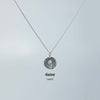 Sterling Silver Birth Flower Disc Necklace - BFN004 - Uneeka