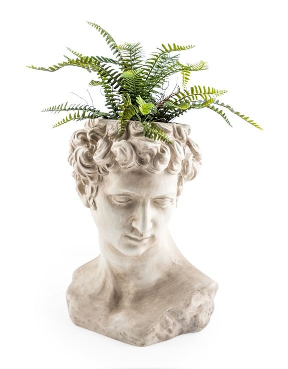 Stone Effect Bust David Planter - CRT51 - Uneeka