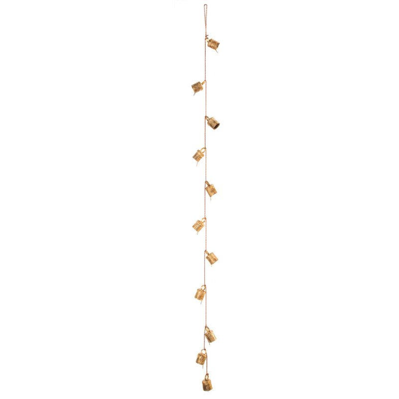 String of Traditional Indian Bells Hanging Decoration - RX20 - Uneeka