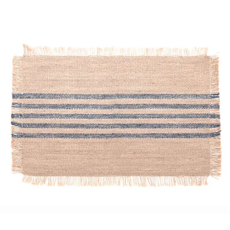 Striped Design Jute Placemat - JSPMM - Uneeka