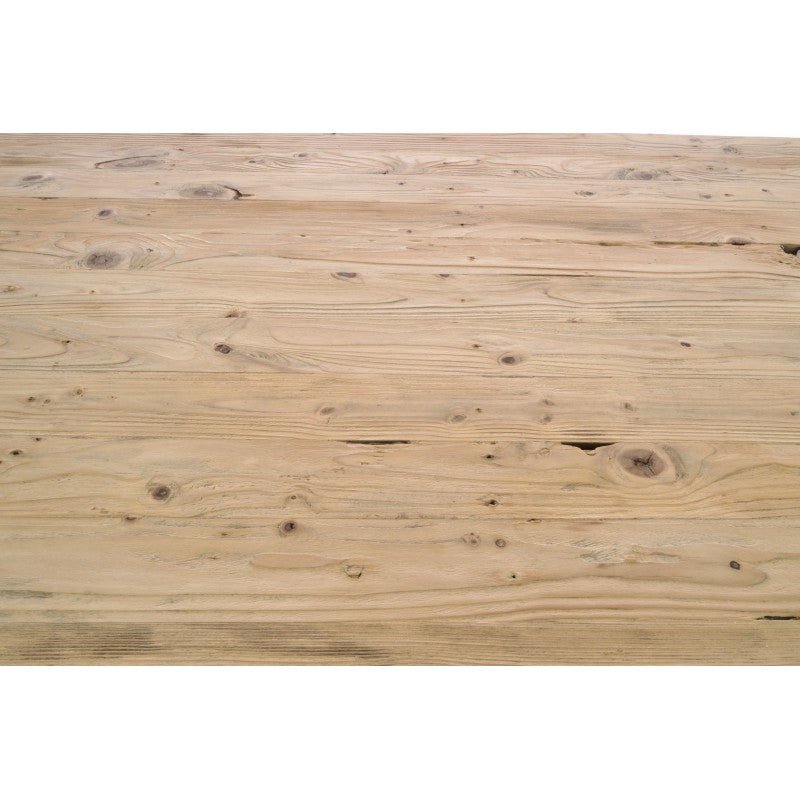 Stripped Vintage Trestle Dining Table - IG03 - Uneeka