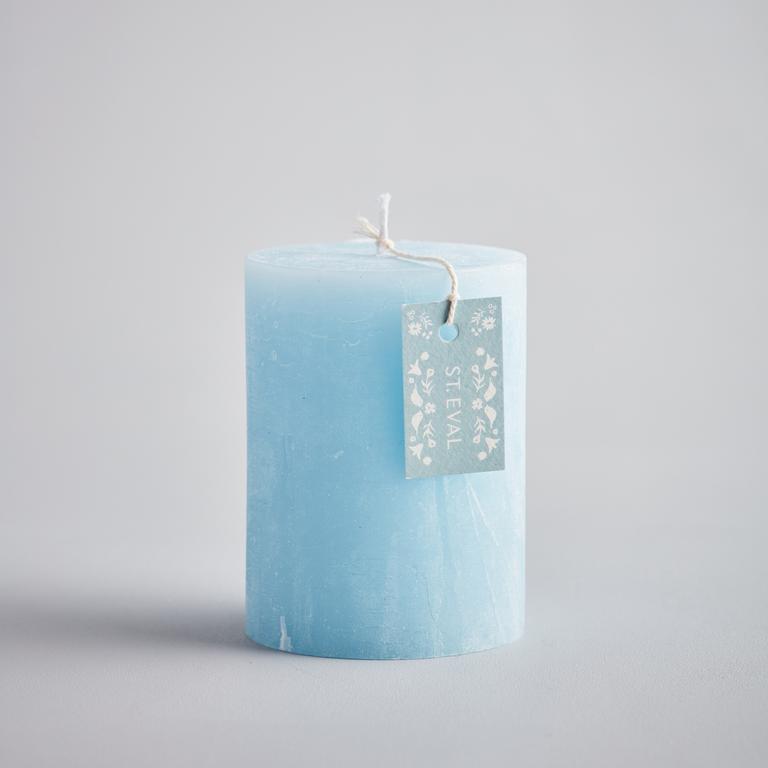 Summer Folk Geranium Pillar Candle - F01109 - Uneeka