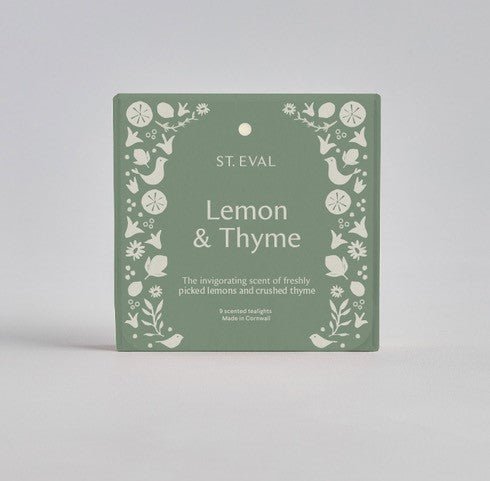 Summer Folk Lemon & Thyme Tealights - F01204 - Uneeka