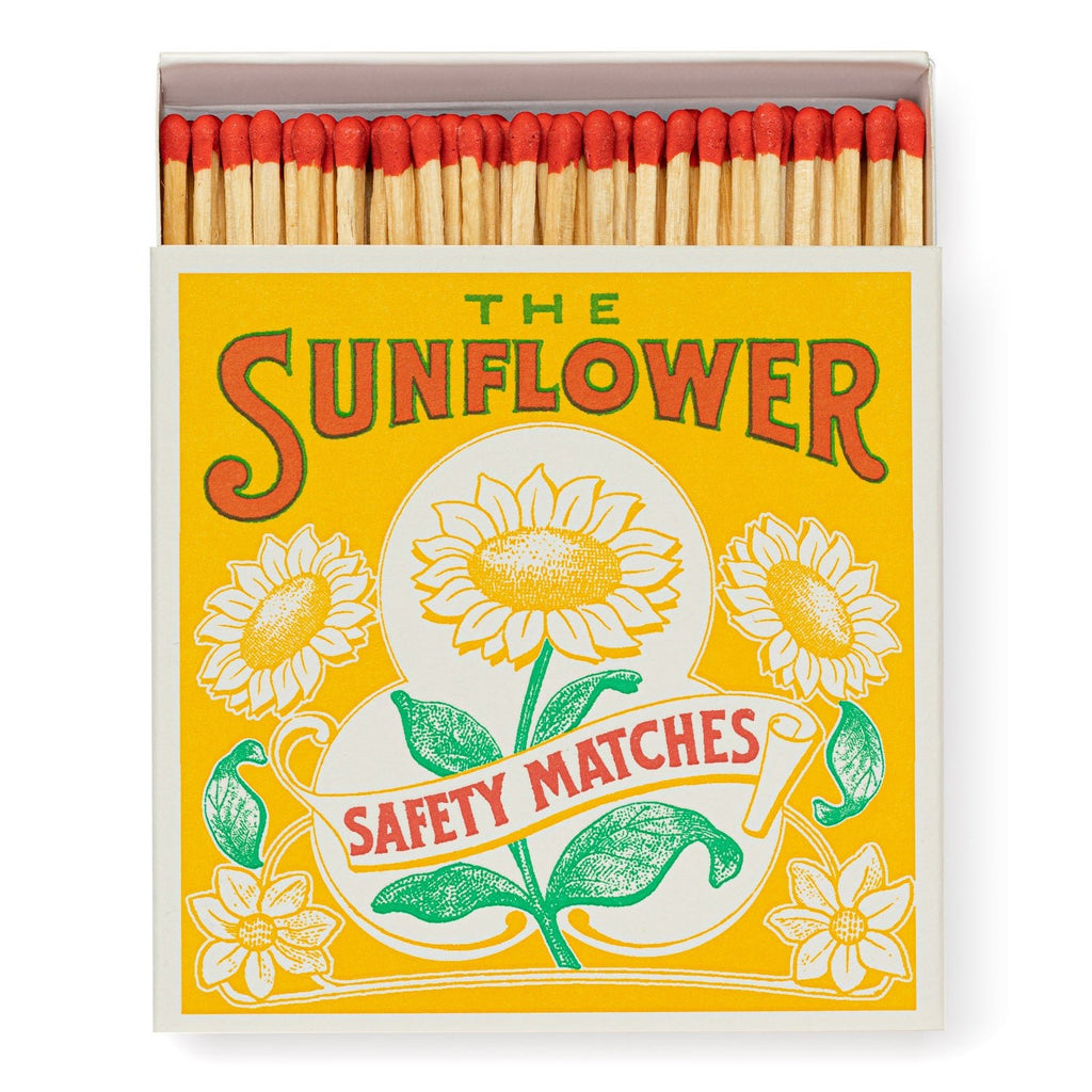 Sunflower Design Box Of Matches - B097 - Uneeka