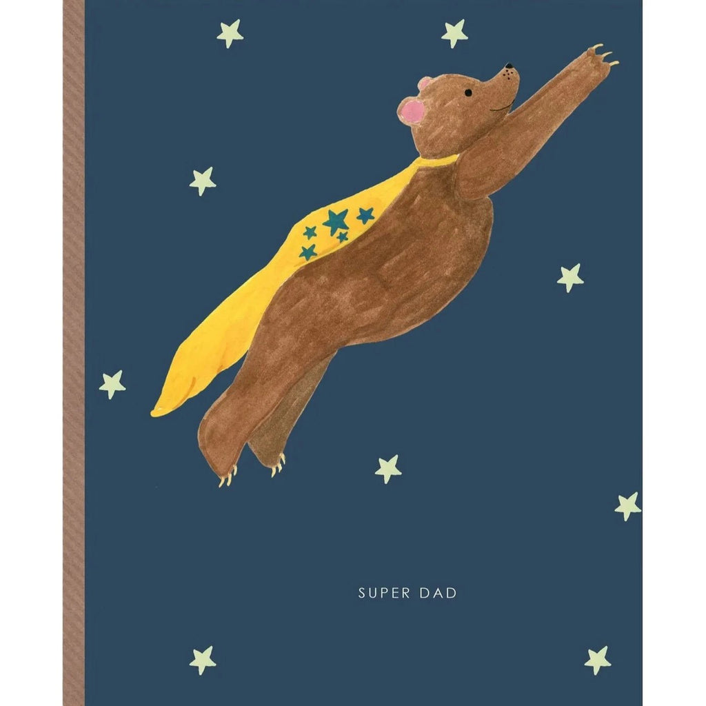 Super Dad Bear Greetings Card - HCWB260 - Uneeka