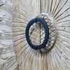 Tall Mango Wood Carved Circle Cut Out Cabinet - 10186 - Uneeka