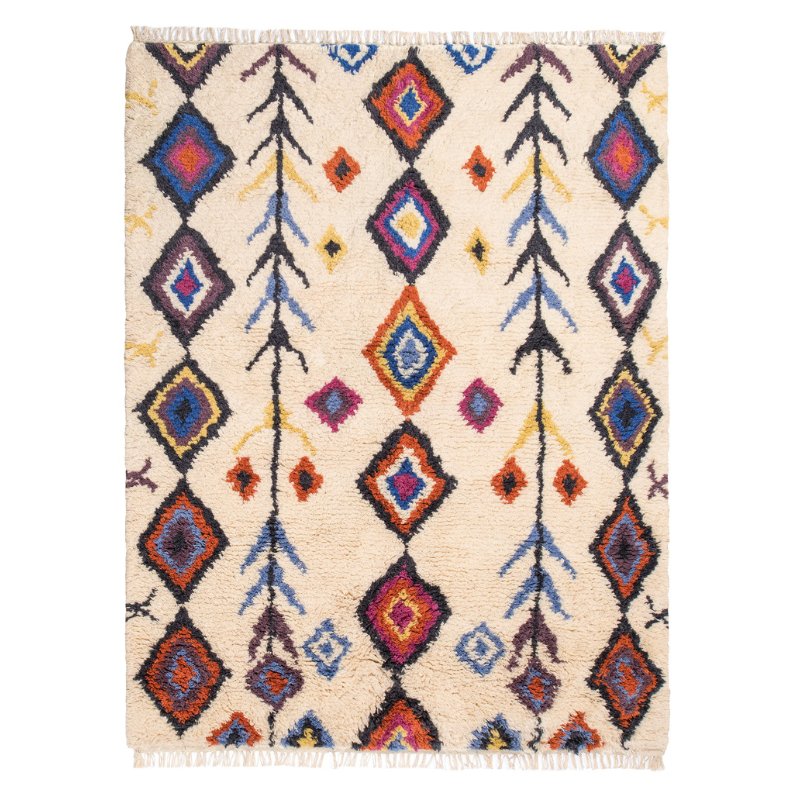 Tarfaya Hand Woven Shaggy Rug - R7057 - Uneeka