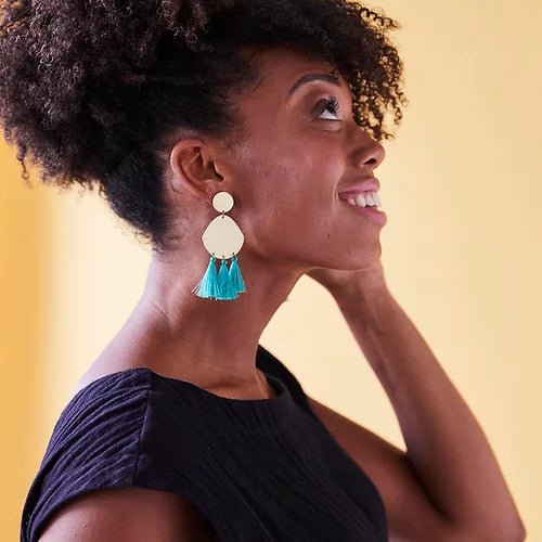 Tassel Trio Studs - HB607023 - Uneeka